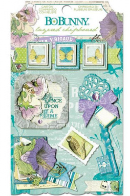 Набор клеевых 3D чипбордов BoBunny 16209379 «Enchanted Garden» 6шт.
