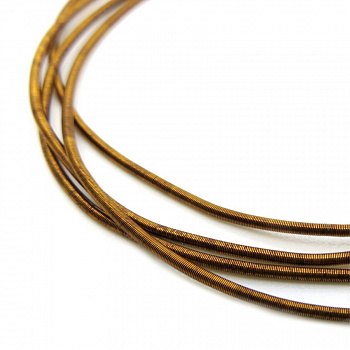 Канитель мягкая, гладкая KAN/MK1.3-28  матовая, шоколад