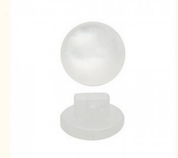 Пуговица в тубе на ножке 0311-0573 цвет белый 18 L уп/36шт