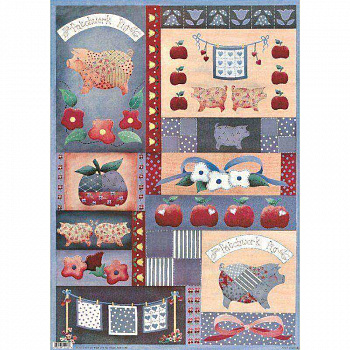 A4-203 Patchwork Pig