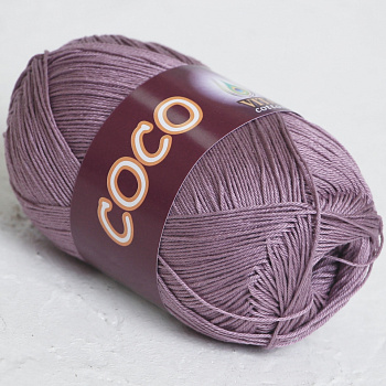 Коко (VITA Cotton), пряжа для ручного вязания (4307, розовое какао)