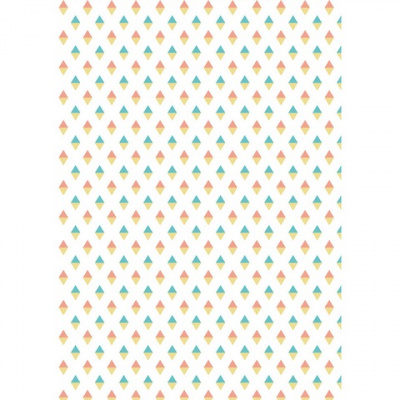 Ткани для пэчворка PEPPY ГРАМОТЕЙКА ФАСОВКА 50х55 см, цв. 09 ромбы 100% хлопок