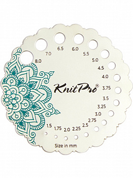 Линейка для определения размера спиц Mindful, серебристая, 36631