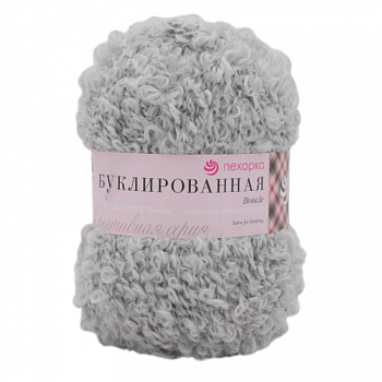 Буклированная, пряжа для ручного вязания  (276, перламутр)