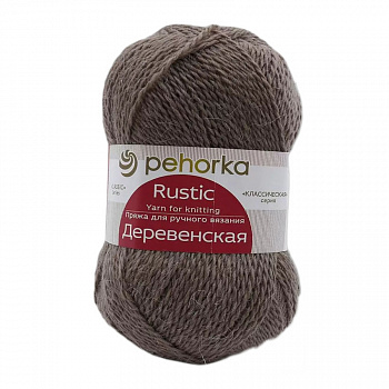 Деревенская, пряжа для ручного вязания (274, серо-бежевый)