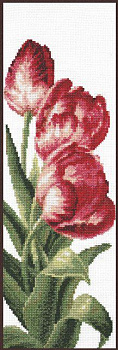 Набор для вышивания "Палитра" 01.008 ТЮЛЬПАНЫ,размер: 13х35см