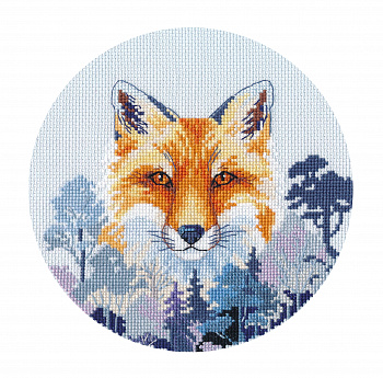 Набор для вышивания «Овен» 1301 Миниатюра."Лиса",15*14 см.