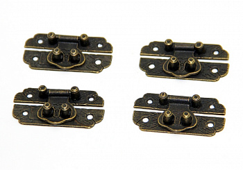 Замок металлический серия "Рукоделие" 7629 Винтаж, 4шт.