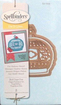 Набор ножей Spellbinders® Shapeabilities® Die D-Lites™ "Клетка для птиц 1"