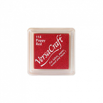 Подушечка чернильная Tsukineko "Versa Craft Small" 25х25мм, цвет: Красный перец