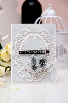 Набор ножей Spellbinders® Nestabilities® Decorative Elements "Регалия в овале"