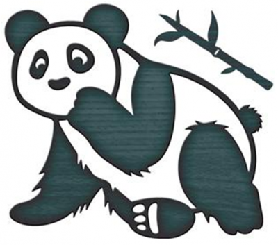 Набор ножей Spellbinders® Shapeabilities® "Косматая панда"