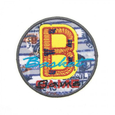 Термоаппликация Hobby&Pro 'Basket Game', 6.5см