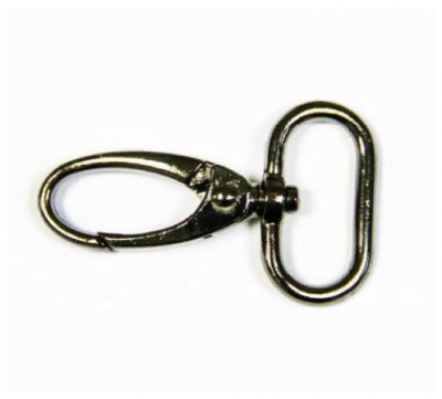 Карабин 25*50 мм 0325-0037 (черный никель) упак/10 шт