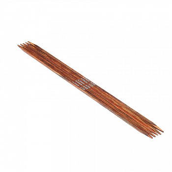 Спицы деревянные носочные Ginger Cubics KnitPro, 20 см, 4.00 мм 43023
