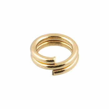 Кольцо соединительное "Zlatka" FMK-R05 5мм, 50 шт. № 04 под золото