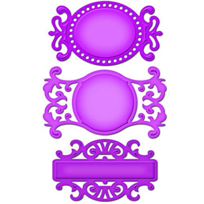 Набор ножей Spellbinders® Shapeabilities® "Модные теги 3"