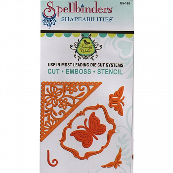 Набор ножей Spellbinders® Shapeabilities® "Угол с бабочкой"