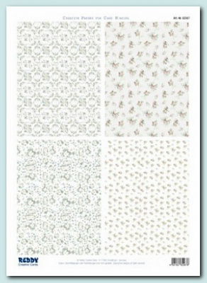 Фон бумажный для аппликаций  210х297мм ,№8