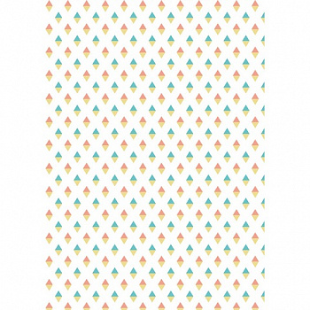 Ткани для пэчворка PEPPY ГРАМОТЕЙКА ФАСОВКА 50х55 см, цв. 09 ромбы 100% хлопок