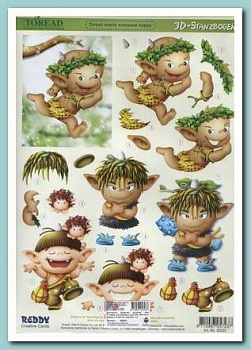 Аппликация Toreads бумаж.вырубная для объем. рисунков,"Мальчишки" 210х297 мм