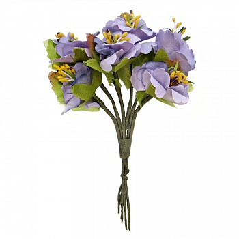 Декоративный букетик "Рукоделие" DKB053 Цветы (сиреневый)