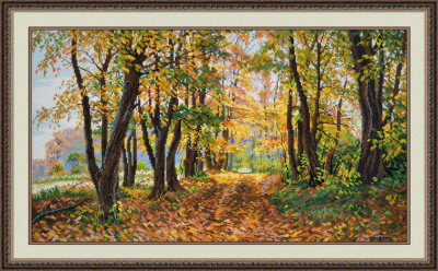 Набор для вышивания «Овен» 890 " Липовая аллея" 45*27 см.