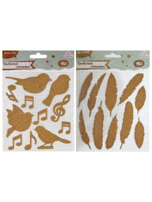 Набор пробковых стикеров «Рукоделие», NPS-02