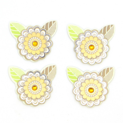 Декоративные 3D наклейки "Рукоделие" СО-14(SO12098) Цветы