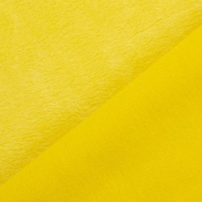 Плюш трикотажный "Gamma" PLF фасовка 50 х 50 см 14-0756 жёлтый