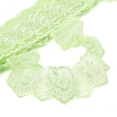 Кружево капрон арт.TBS.30010 шир.45 мм/9,14 м, №080 св.салатовый