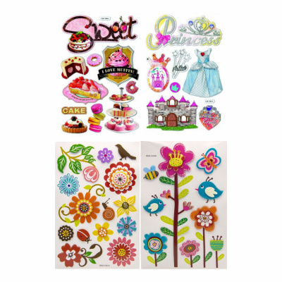 3D наклейки "Рукоделие", набор 3D/N16 "Для девочек"