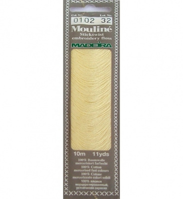 Мулине Спираль «Madeira»100% хлопок, 10 м 0102