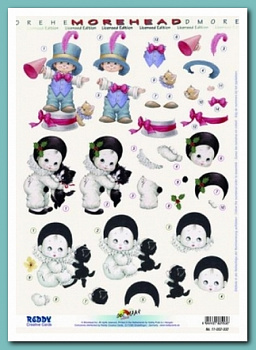 Аппликация "Морхедс"бумажная  вырубная  для объемных рисунков, 210х297 мм