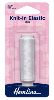 Нить - эластик"Hemline"  прозрачная, 200 м   .