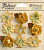 Набор цветов из ткани "Petaloo" 1263-203 Mixed Textured Mini Blossoms х 9 (янтарь)