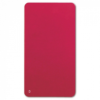 Плата/мат пластик( малиновый)"D" 