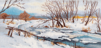 Набор для вышивания «Овен» 1612 "Берег реки" 35х 18см