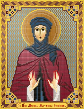 Набор для вышивания «Nova Sloboda» С9133 Св. Преп. Марина Маргарита Берийская