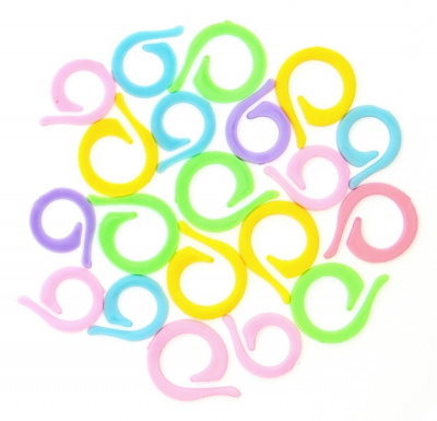 Кольцо KMP/AS-01 "Рукоделие" для маркировки петель, 20шт. (10шт: 26мм х 20мм, 10шт: 21мм х 16мм)