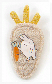 Украшение тескстильное LA333 Beige 20 х 40 мм 5 шт