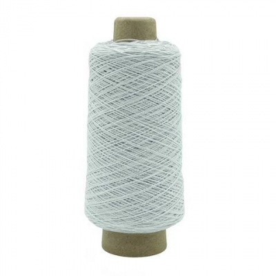 Нить-резинка, 37#, 0,7мм, 200г (500м)/бобина, латекс белый