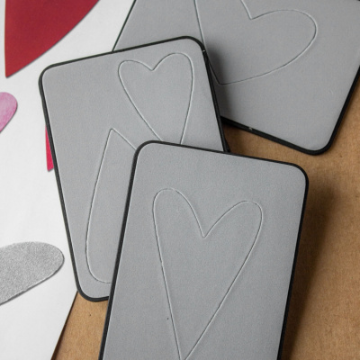 Форма для вырубки Сердечки #2 Sizzlits Die, 656764