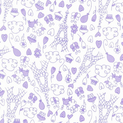 Ткань 100% хлопок Michael Miller CX6554-PURP-D 110 х 80 см