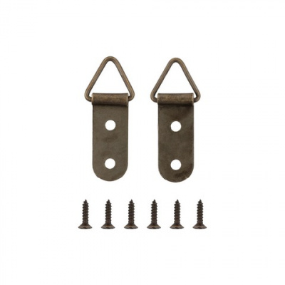 Фурнитура для декоративной отделки "Промысел" WF-025 "подвес" 1 уп. х 1.3х3.7 см №01 бронза