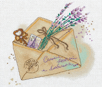 Набор для вышивания «Panna» Л-1863 Письмо,18 х 18 см