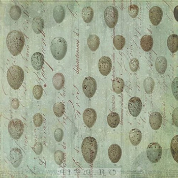 Бумага: Яйца (флора и фауна) 31х31/25