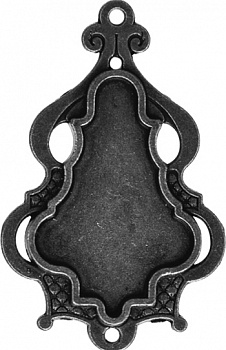 Заготовки для украшений «Chandelier Bezel-small-Silver» (Серебро)