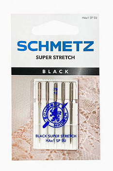 Иглы Супер Стрейч с покрытием антиклей Schmetz.HAX1 SP SU №75, 5 шт.