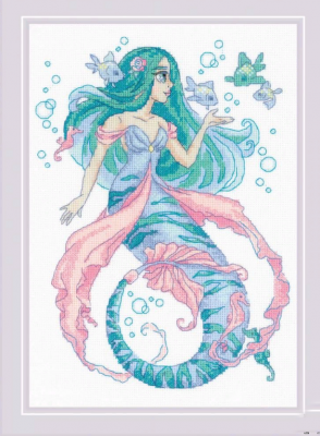 Набор для вышивания Риолис 1966 "Русалочка Розалина" 21 х 30 см
